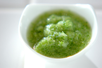 ブロッコリーのすりつぶし