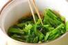 小松菜のジャコ和えの作り方の手順3