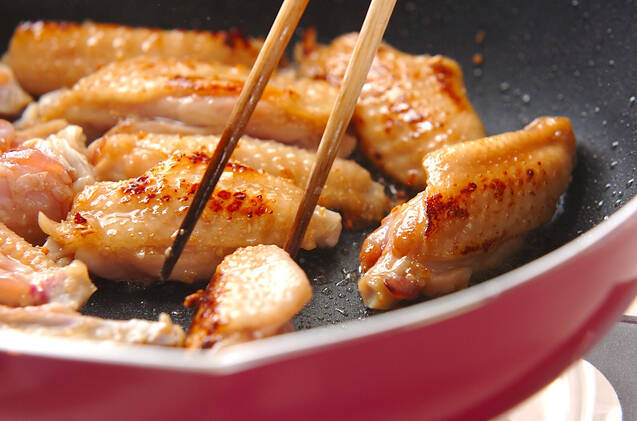 鶏リブの甘煮の作り方の手順4