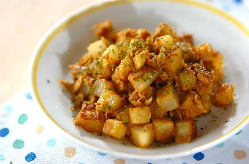 長芋のツナカレー炒め 副菜 レシピ 作り方 E レシピ 料理のプロが作る簡単レシピ