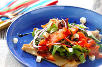 サーモン×クリームチーズのガレット