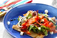 サーモン×クリームチーズのガレット