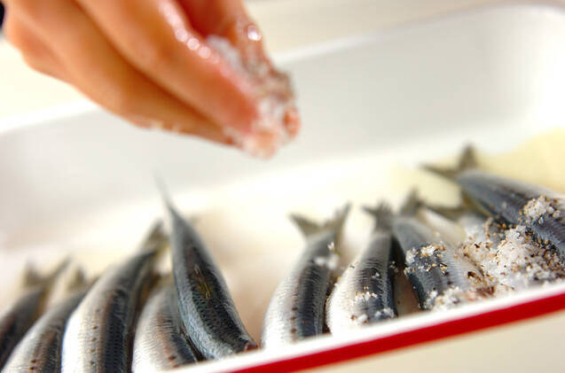 イワシのハーブ塩焼きの作り方の手順5