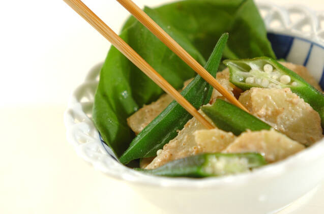 ジャガイモとオクラの和風サラダの作り方の手順6