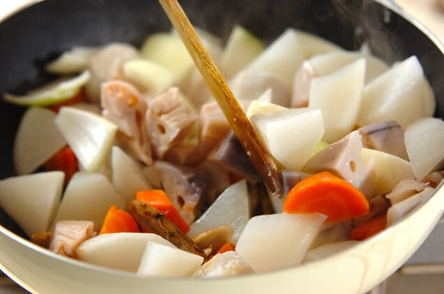 根菜カレーの作り方の手順5