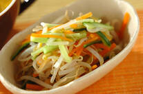 ゆでモヤシの甘酢和え