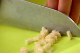 レンコンとチーズの甘辛混ぜご飯の作り方1