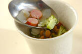 水煮豆のスープの作り方2