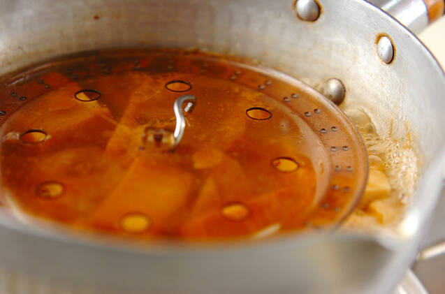 高野豆腐のみそ煮の作り方の手順6