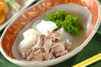 豚バラ肉と大根の塩煮