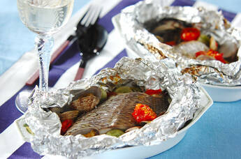 旨み凝縮！ホイルでアクアパッツァ