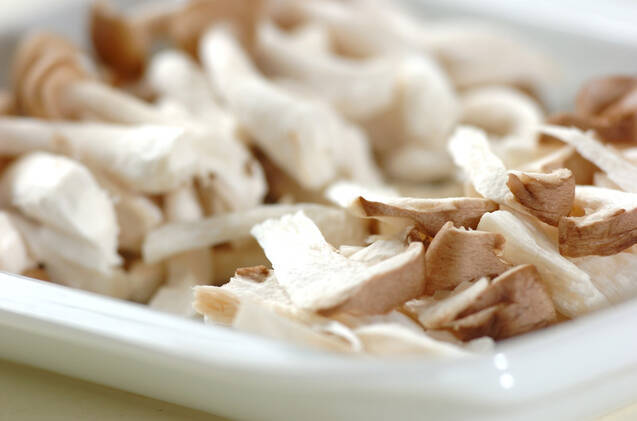 シメジとエリンギの混ぜご飯の作り方の手順1