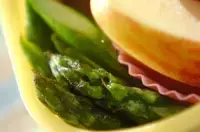 グリーンアスパラの塩炒め