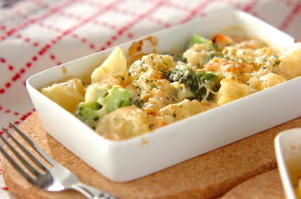 鮭のポテトグラタン