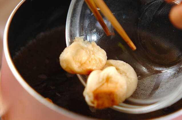 丸麩のお吸い物の作り方の手順3