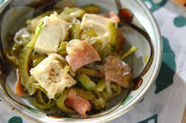 ゴーヤと豆腐の炒め物