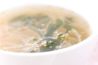 せん切りジャガスープ