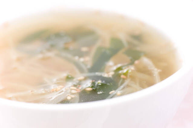 せん切りジャガスープ