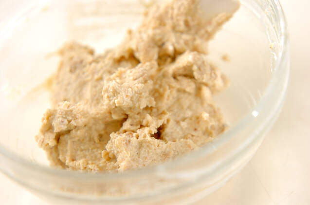 芽ヒジキのナッツ白和えの作り方の手順3