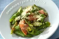 アスパラのホットサラダ