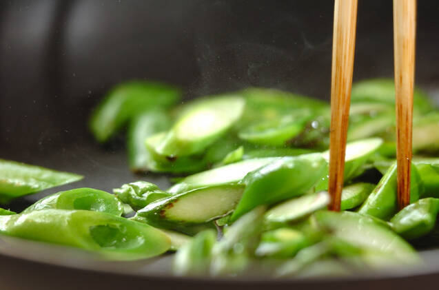 アスパラのホットサラダの作り方の手順4