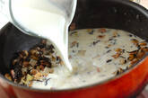 ヒジキと大豆のミルクスープの作り方3