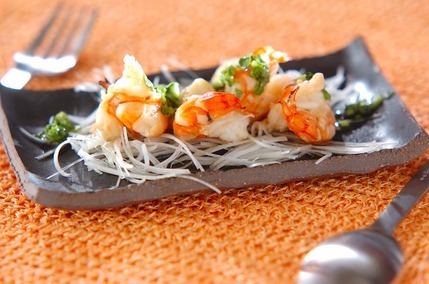 エビのエスニック炒め