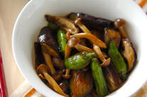 キノコのオイスターソース炒め