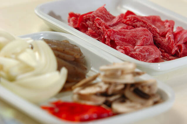 牛肉のウスターソース炒めの作り方の手順1