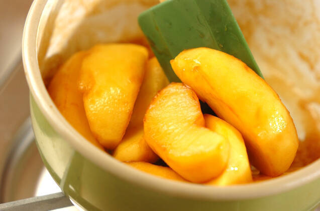 リンゴの甘煮デザートの作り方の手順3