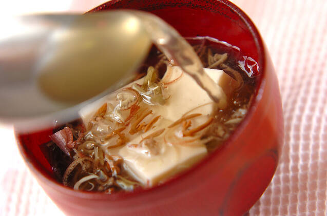 ゴマ豆腐の冷汁の作り方の手順5