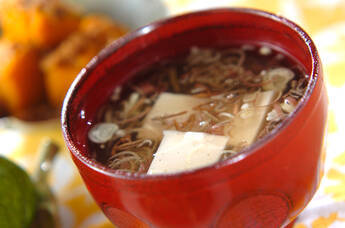 ゴマ豆腐の冷汁