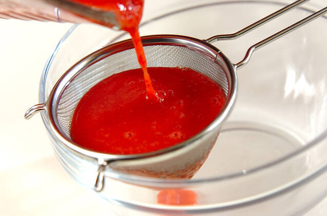 イチゴのムースの作り方の手順2