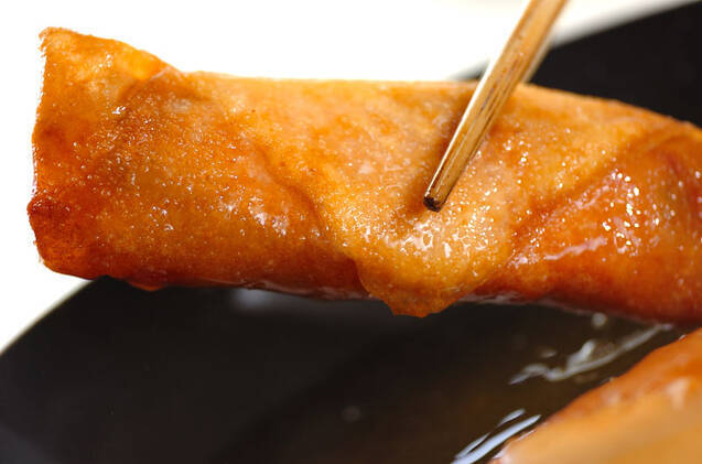 アボカドの揚げ春巻きの作り方の手順6