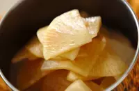 大根のニンニクしょうゆ漬け