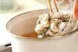 カキのお吸い物の作り方3