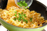 卵のシンプルチャーハンの作り方5