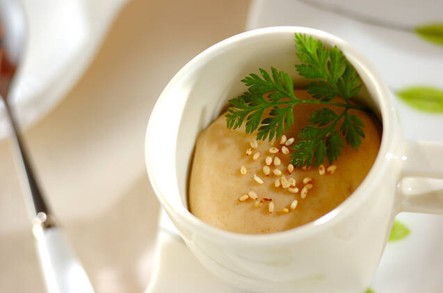 白ごまブランマンジェ