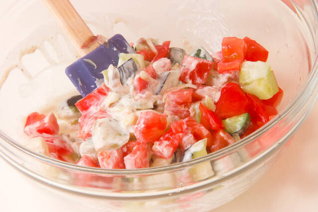 夏野菜サラダの作り方の手順4