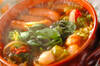 たっぷり野菜のイタリアントマト鍋の作り方の手順