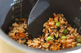 ヒジキと豆の炊き込みご飯の作り方6
