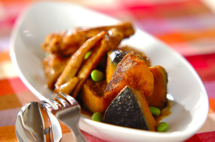 鶏肉とカボチャのカレー煮