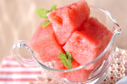 スイカのデザート