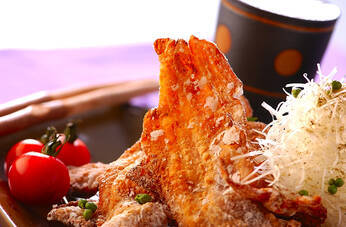 豚肉のヒラヒラ揚げ