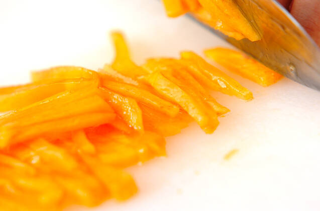 柿の白和えの作り方の手順1