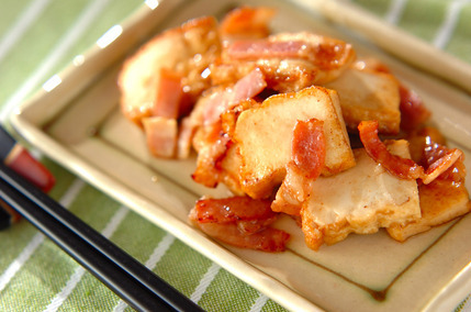 簡単！厚揚げのバターしょうゆ炒め コスパ抜群の万能レシピ