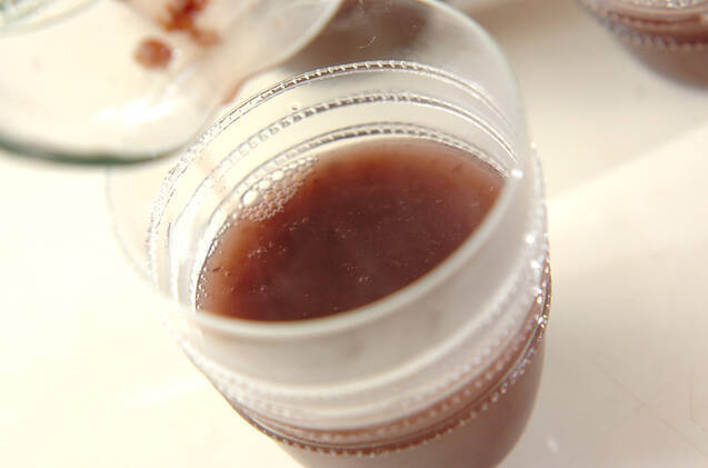 粒あん寒天と抹茶ゼリーの作り方の手順4