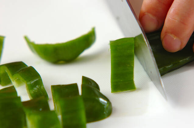 ピーマンのカリカリジャコ炒めの作り方の手順1