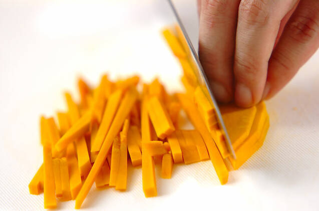 カボチャのガレットの作り方の手順1