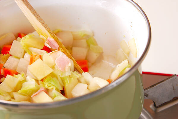 ジンジャークリームスープの作り方の手順8